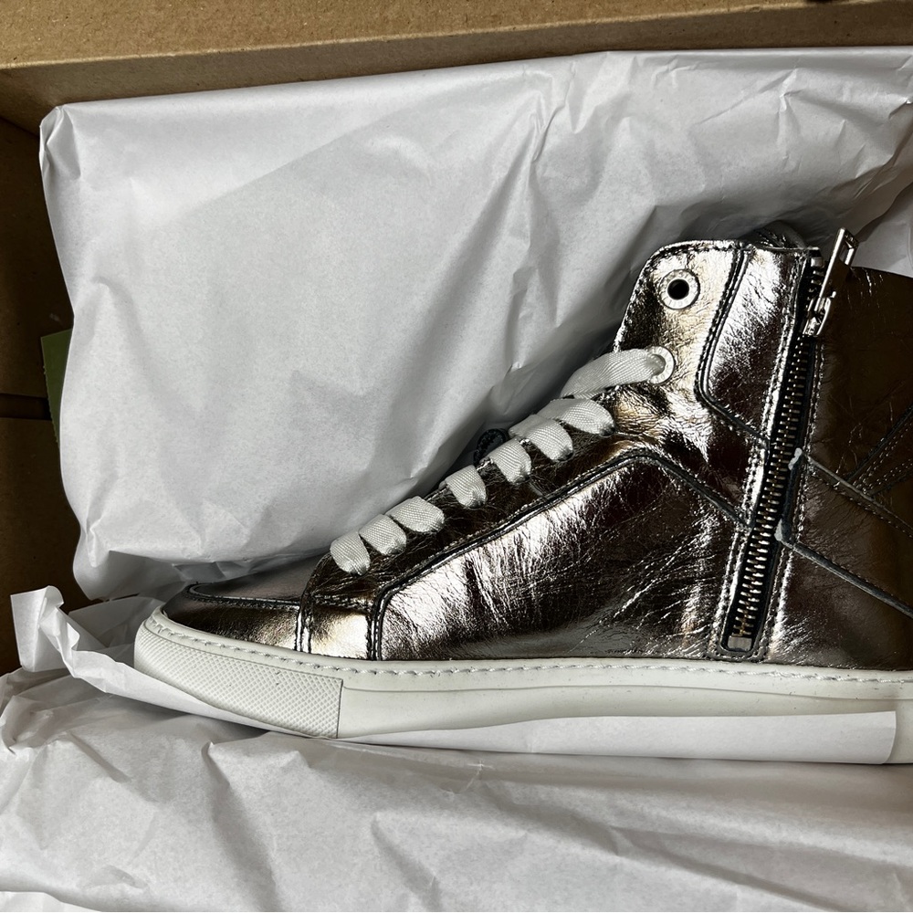 Zadig&Voltaire High flash sneakers in color gun.